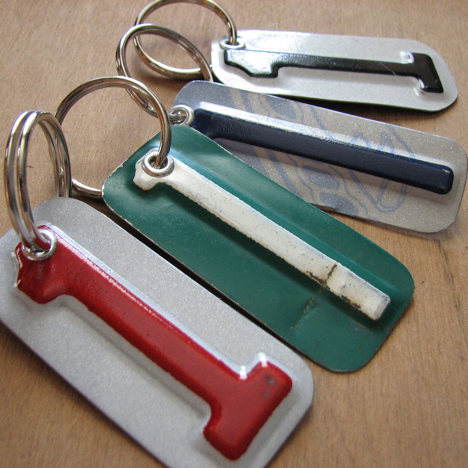 Number One License Tag Keychain