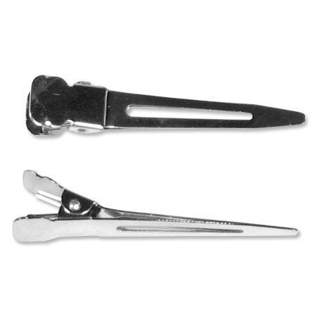 25 Single Prong Alligator Hair Clips 45mm (1 3/4 inch)