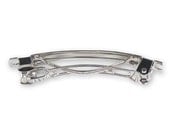 25 French Style Barrette Hair Clips - 50mm (2 inch)