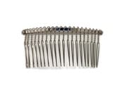 12 Metal Hair Combs 20 Teeth - 3 inch (77mm)
