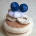 RESERVED ORDER - Recycled Felt Play Food - Blueberry Silver Dollar Pancakes