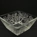 Tree Of Love . Engraved Glass Tapered Bowl