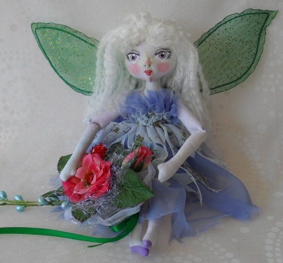 Fairy in Wonderland soft ball jointed doll