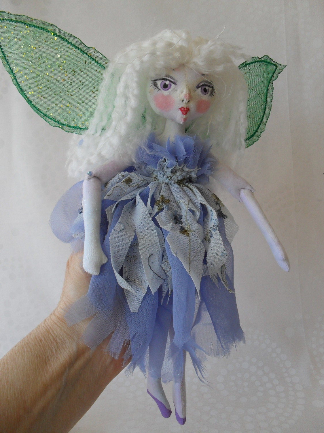Fairy in Wonderland soft ball jointed doll