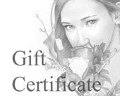 Gift Certificate - Custom pencil portrait