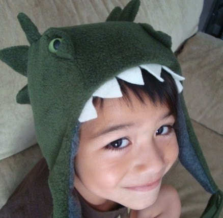 Dinosaur Hat Gift Set, vegetarian dragon book included