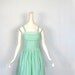 Vintage 50s Sundress / Shelf Bust / Mint Green / XS
