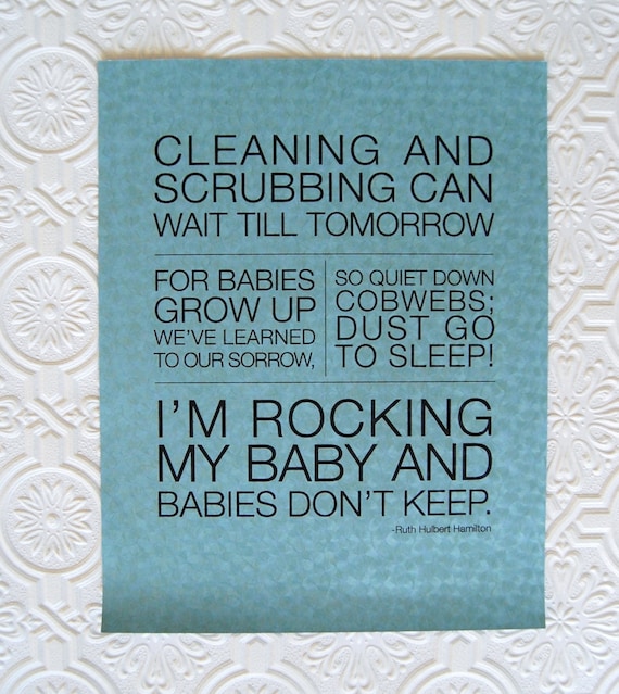 babies don't keep
