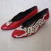 Margaret Jerrold Dalmation dog red shoes 6M
