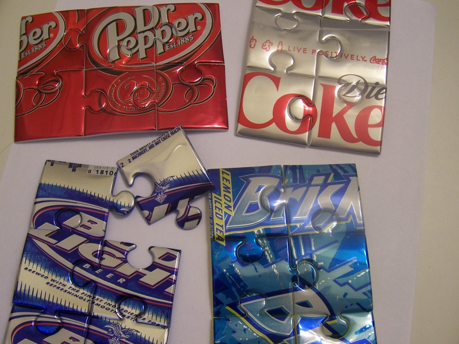 Recycled Can Puzzle- Dr. Pepper