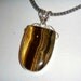 Sterling Silver Necklace and Pendant with Tiger Eye