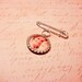 Custom Personalized Photo Bottle Cap Groom's Boutonniere Charm for something treasured