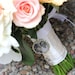 Custom Personalized Photo Bottle Cap Wedding Bouquet Charm for something treasured