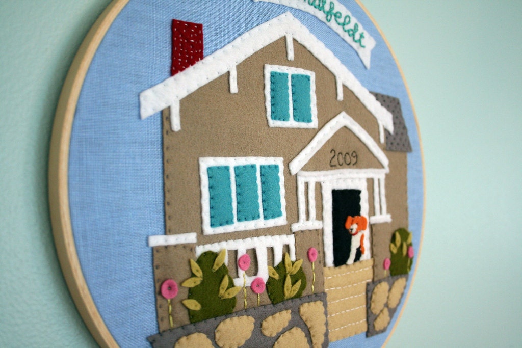 Custom Little City Hoop--Your Dream House