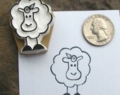 lil sheep (ewe) stamp