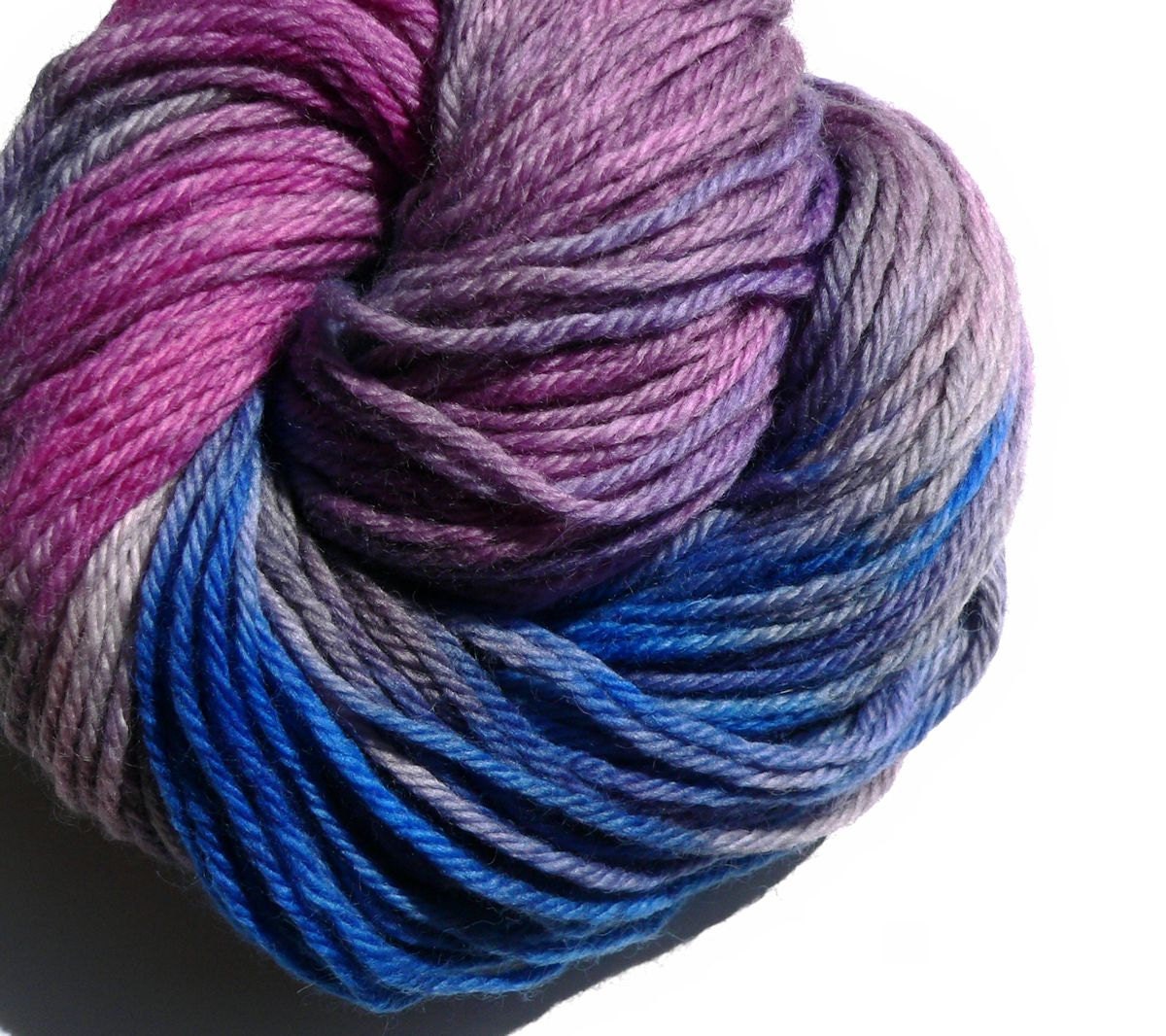 Hand dyed Bulky Weight Yarn 137 Yards Wool Bonny