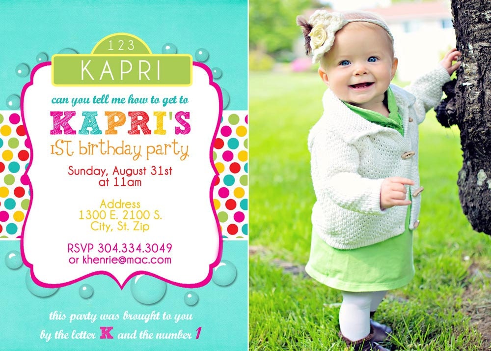 Sesame Street Theme- Custom Birthday invitation