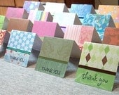 Assorted Mini Thank You Cards 2x2 (20)