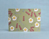 Bacon & Eggs Postcard