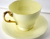 Paragon Tea Cup & Saucer by appointment - Easter Egg Daffodil Yellow
