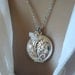 Lily of the Valley LOCKET, Silver Locket, Mother's Day Jewelry, Lily, Lily Bouquet, Lily of the Valley Jewelry