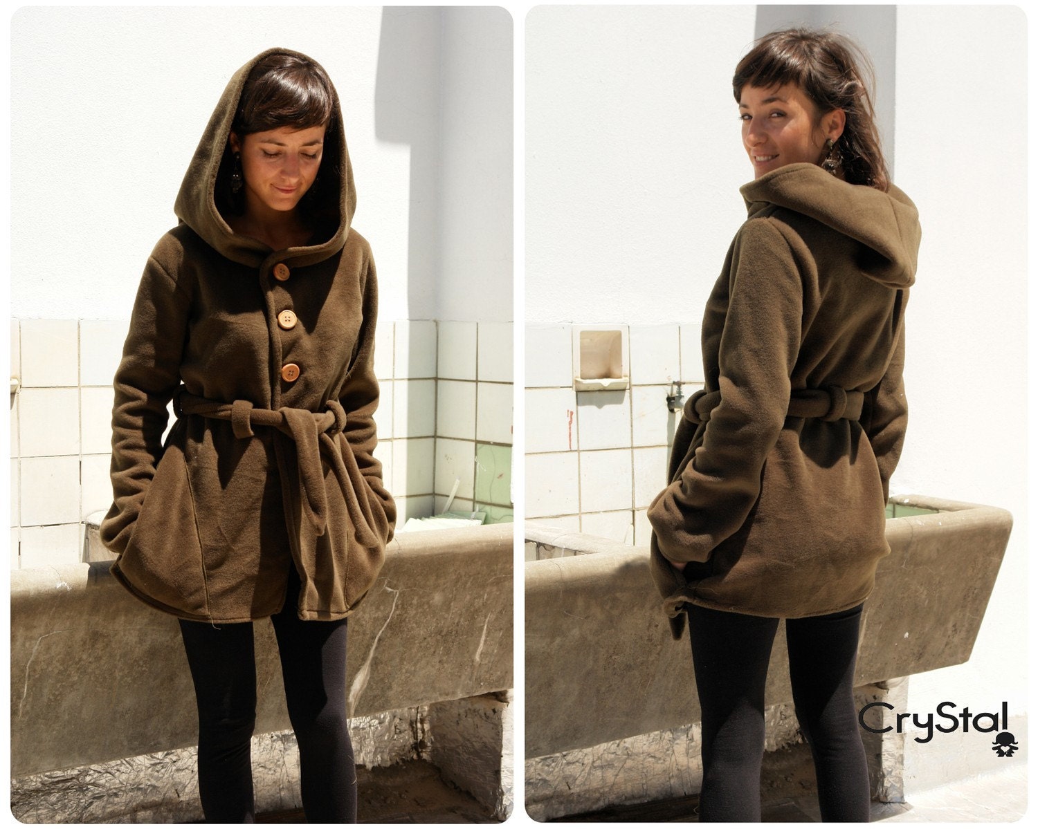 Last PEACE jacket GREEN Ready to Ship