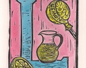L is for Lemonade, Lollipop and Lemons Alphabet Series by monster in the closet on etsy