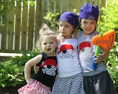 Perfect Little Pirate Skirt and Tank Set... 18M 2T 4T 6... Neemies