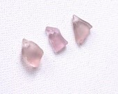 Genuine Beach Sea Glass in  Light Purple, Drilled Sea Glass Beads - WestCoastCharms