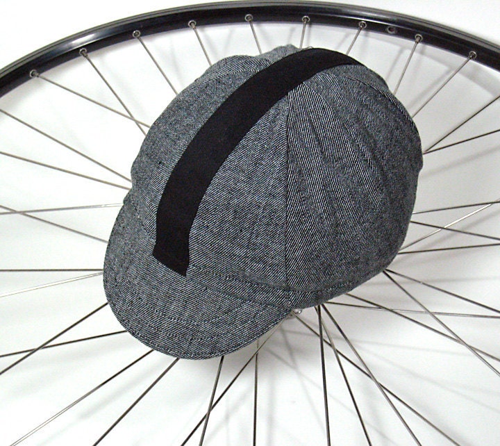Classic Racer Cycling Cap Black Stripe