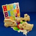 Construction Birthday Party Favors - Package of 9 Wood Toy Construction Trucks - Great for Toddler and Childrens Birthdays