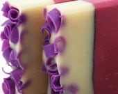 Raspberry Vanilla Soap Handmade Cold Process, Vegan Friendly
