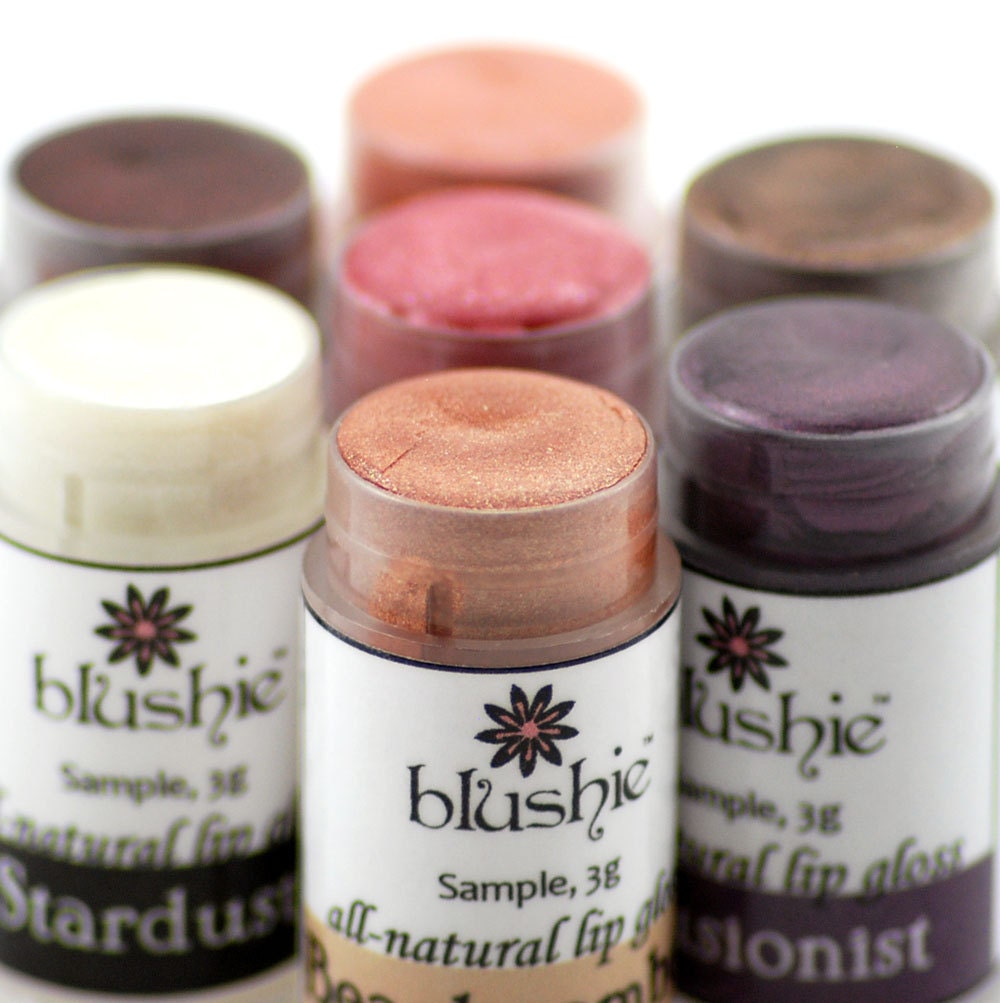 Mineral Lip Gloss Sample Set, You Pick Four Colors