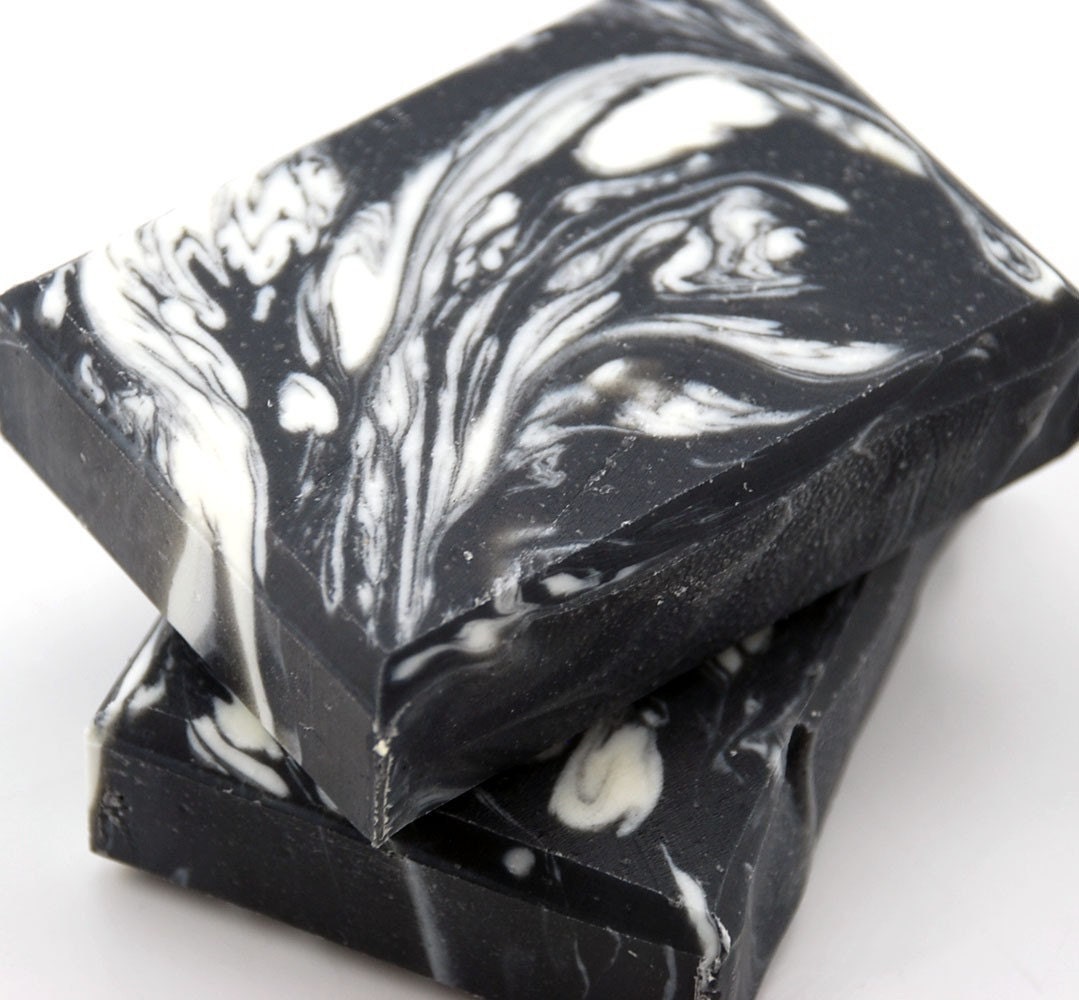Clarifying Activated Charcoal Soap- For Oily, Acne Prone Skin. Vegan Ingredients