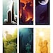 Set of 6 Hawaiian God Prints