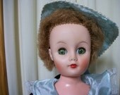 Sale- 20 percent off Original Price 1950s 14 inch High Heeled Doll