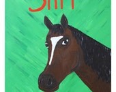 A Portrait of a Horse as a Young Man-4"x5" Print