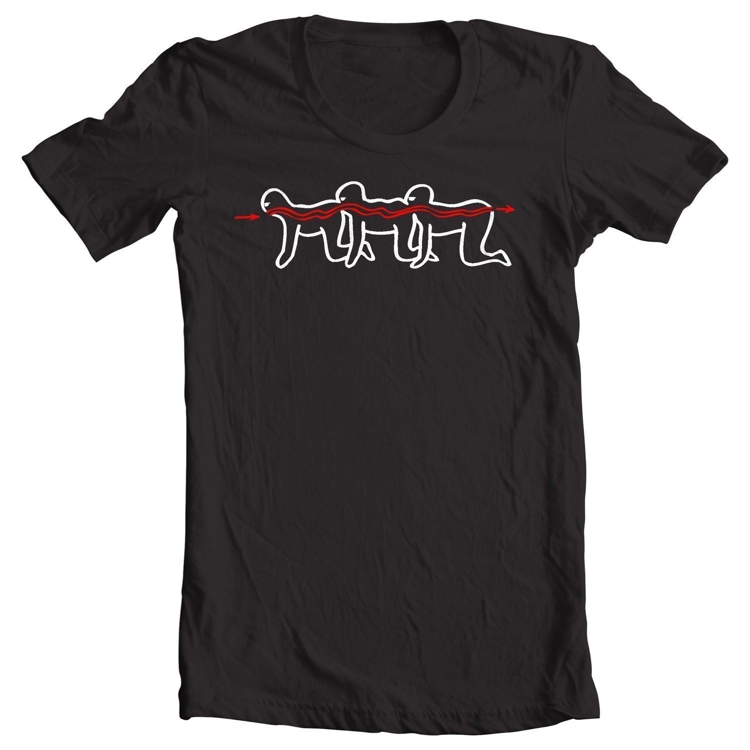 The Human Centipede T-Shirt - SM-XXL - Available in V-NECK