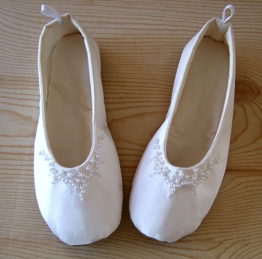 Custom Bridal Flats with Embellishment