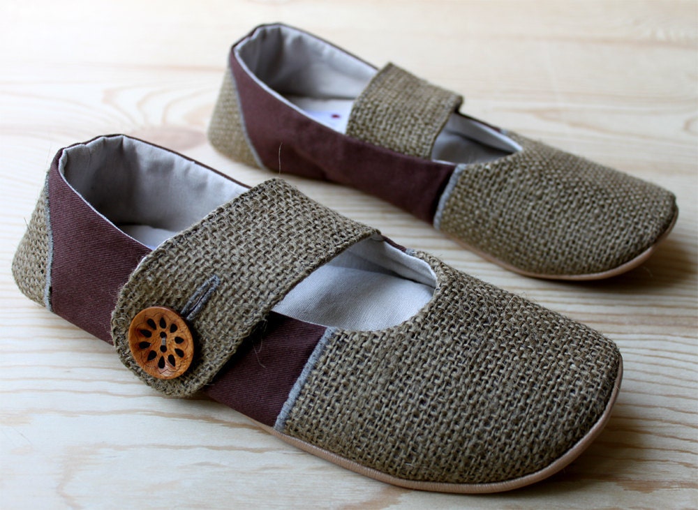 Organic Vegan Shoes- Lotus Mary Jane