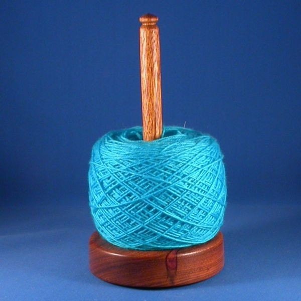 Deluxe Canary Wood Yarn Holder by willysman on Etsy
