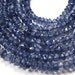 Iolite Gemstone. Faceted Iolite Rondelles - 3.5mm. Semi Precious Gemstone Rondelles. Packet of 16... (5IOsk)