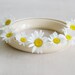 Ceramic Light Yellow Porcelain Floral Ring/Flower Holder Bud Vase