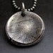 Fingerprint Charm Necklace in Fine Silver