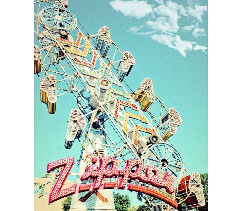 The Zipper Carnival Ride Fine Art Photograph