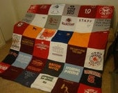 Custom T Shirt Memory Blanket For Him or Her or YOU