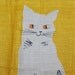 Golden Eyed Cats on a Vintage Vera Kitchen Towel TREASURY ITEM