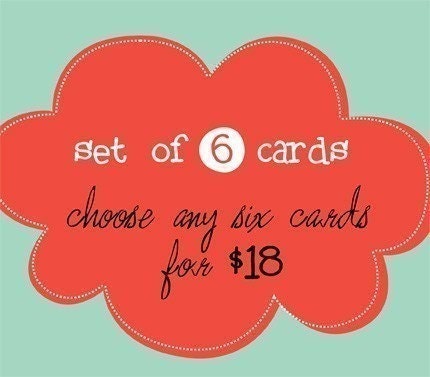 Card Set - You Pick - any 6 cards for 18 dollars