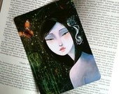 She had a crown of butterflies - Postcard