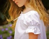 Custom White Old-Fashioned Night Gown  Girls sizes 2-8